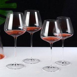 Burgundy Crystal Glass Wine Glass Large Wine Glass European Bar Bordeaux Lead-free Cup