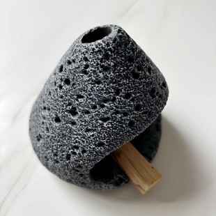 Cross Border Retro Cement Sage Peru Holy Wood Burning Tool Container Multifunctional Burning Tray