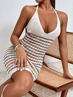 Foreign trade cross-border Europe and the United States Amazon source manufacturers backless suspenders dress straps wielding empty knitwear spring and summer