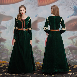 Brave Legend cosplay Coat Melinda Princess Dress Coat cos Halloween cosplay Dress Queen Dress