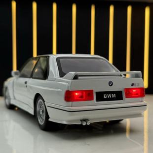 Weili alloy car model 1:24 BMW M3 sports car sound and light Huili children's toy car sound model decoration generation