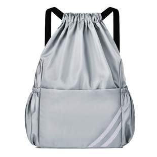 Foreign Trade Drawstring Backpack Quick-drying Casual Backpack Men's Sports Fitness Bag Women's Yoga Bag Backpack