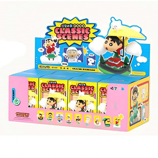 Crayon Shinchan Series Blind Box прилив, играйте вокруг куклы на столе, украшенные подарки на день рождения