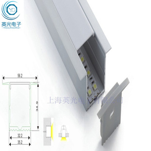 12VLED light bar embedded concealed board led hard light bar hotel decoration display cabinet lighting fixtures