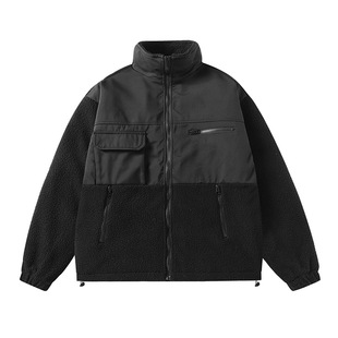 2024 New Jackets for Men and Women, Fashionable and Trendy Machine Quilted Polar Fleece Cashmere Jacket