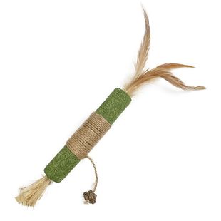 New raffia catnip gall fruit grinding stick cat bite toy tooth cleaning molar cat supplies