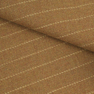 Spot vertical stripe wool worsted fabric powder brown coffee gray ladies coat wool spring autumn winter fabric