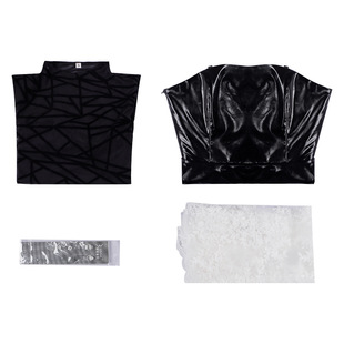 Xinfan Sakamoto Daily Coat Animated Version Big Buddha cosplay Costume Halloween Gothic Black dress