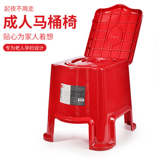Elderly Pregnant Women Plastic Toilet Stool Simple Movable Toilet Squat Pit Toilet Indoor Chamber Pot Spittoon