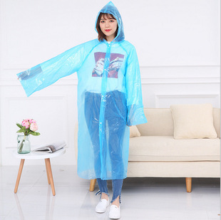 Factory Direct Batch Children Adult Thickened Disposable Raincoat Outdoor Outdoor Portable Unisex Custom LOGO