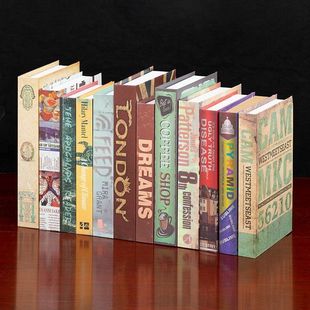 Европейские и американские ретро-ностальгические поддельные книги имитация книжных украшений