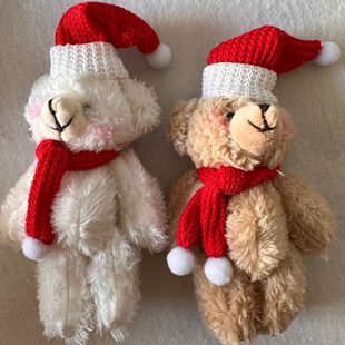 Christmas Blush Pendant Bear American Cartoon Pendant Decoration Gift Cake Christmas Decoration Packaging Accessories