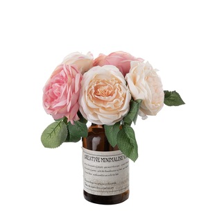 Simulation flower manufacturers Wholesale rose bouquet foreign trade fake flowers export wedding home decorations GF13941/5