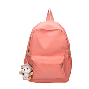 Bag female 2022 new schoolbag Korean Harajuku middle school student backpack female nylon large capacity outdoor backpack
