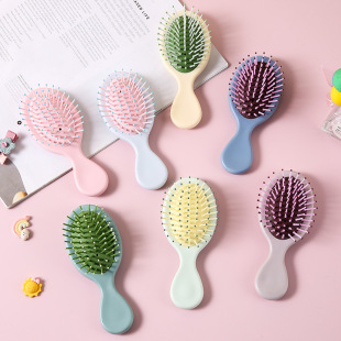 Cartoon curly hair small comb massage air cushion comb new perm hairdressing cartoon Curly Comb scalp Meridian elastic comb