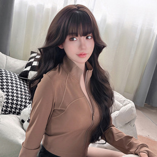 Wig Women's Long Curly Hair 2025 Spring New Arrival Big Wave Long Curly Hair Cyber Popular Whole Top Full Head Cover Chemical Fiber Emulated Hair
