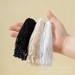 Hangzhou color polyester bullet hanging grain single plug brand universal clothes tag lanyard home textile accessories wholesale