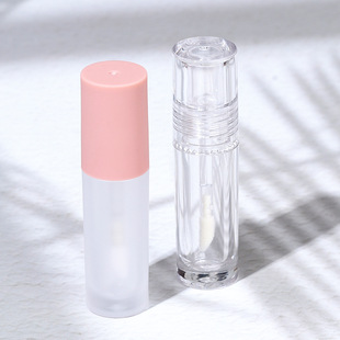 3ml 5ml lip gloss empty tube transparent lip mud empty bottle lip glaze Tube empty tube round plastic shell makeup package material