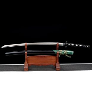 Longquan City Sword Hand Forged Pattern Steel Integrated Japanese Command Knife Defense Cold Weapon Hard Sword Not Bladed