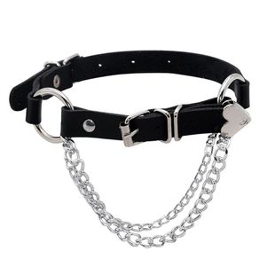 European and American Cross-border Choker Irregular Kiko Collar Neck Chain Tiktok Internet Popular Love Punk Jewelry Chain