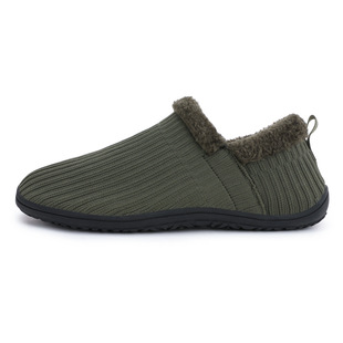 2024 cross-border new soft skin women's warm hot home men's cotton shoes fashion fly woven breathable cotton mops