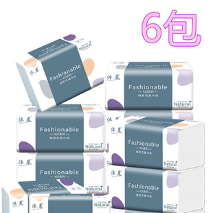 Xinke exclusive Muchen log 300 sheets tissue factory wholesale facial tissue 6 packs tissue toilet paper pumping and delivery