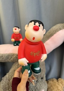 Новый рождественский Crayon Shinchan ручной работы снеговика Little New Xiaokui мультфильм милая настольная украшение куклы день рождения