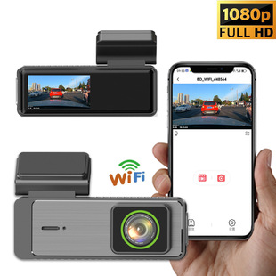 New wifi driving recorder 1.47 inch small screen 1080P HD recorder 24 hours parking monitoring GPS