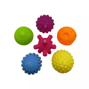 Массажный мяч Particle Ball Tactility Ball Детский мяч для раннего образования Детский сенсорный тренировочный фитнес-мяч Утолщенный образовательный мяч