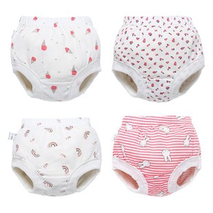 Children's Underwear Girls' Cotton Class A Baby's Wide-brimmed Little Girl's Triangle Four-corner Boxer Big Children's Cotton Shorts