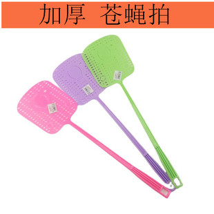 Summer Plastic 838 Fly Swatter Manual Large Household Long Handle Thickeneded Fly Swatter Mosquito Swatter Fly Swatter