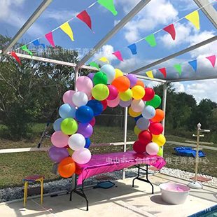 Cross-border string flag color small red flag triangle color flag outdoor flag construction site layout opening decoration colorful small color flag