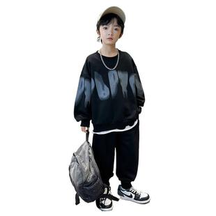 Children's Wear Boy's suit Children's Sportswear Autumn 2024 New Boy's Sweatshirt Han Fan Handsome Fashionable Spring and Autumn
