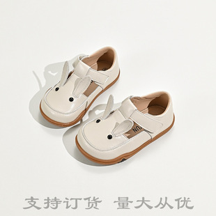 Zhongwei children's shoes 3016-12 children's shoes 2023 Spring and Autumn New cute rabbit cartoon soft bottom baby shoes