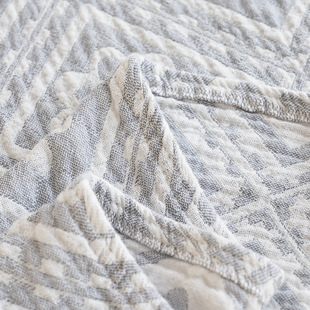 Ins Small Fresh Summer Cool Quilt Class A Mother and Infant Grade Cotton Three-Layer Yarn Towel Quilt Cool Feeling Quilt Air-conditioning Quilt Washable Quilt