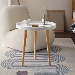 Coffee Table Simple Modern Nordic Mini Small Coffee Table Living Room Sofa Side Table Bedside Small Table Corner Table Small Round Table