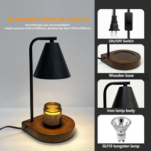 Wax Melted Lamp No Fire Incense Lamp Warm Retro Candle Atmosphere Lamp Bedside Sleeping Wedding Gift Ornaments Table Lamp