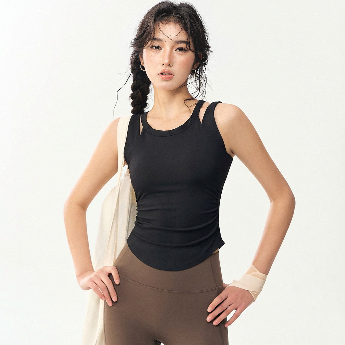 Cross-Border New Style Women's Fitness Underwear, Yoga Bra, Shock-Proof Push-Up Running High-Intensity All-In-One Sports Vest