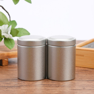 Factory creative tinplate cans round small cans tea cans metal small black tea green tea packaging cans spot wholesale
