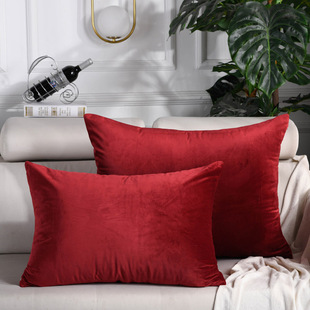 Pillow Cushion Cover Sofa Living Room Cushion Bedside Rectangular Large Backrest Pillow Cover Without Core