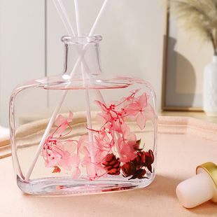 Non-fire Aromatherapy Essential Oil Rattan Dried Flower Household Hotel Indoor Perfume Ornaments Toilet Aromatherapy Bottle Factory Customized