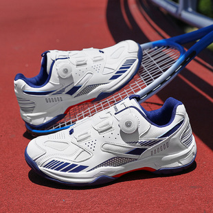 Badminton shoes 2024 new lightweight non-slip wear-resistant shock-absorbing sneaker men's training tennis shoes wholesale