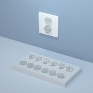 Power switch socket protective cover children's anti-electric shock baby safety plug plug jack plug protective cover