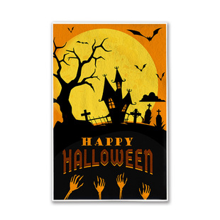 2024 Хэллоуин Halloween серия тема для полотенец из микрофибры