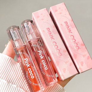Новый PINK COCO Water Light стеклянный мед для губ увлажняющий Toot увлажняющий зеркальный крем для губ Дешевое розовое губная помада