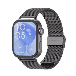Применимо Huawei fit3 Милан Ницца ремешок Huawei Watch FIT3 Металлический браслет из нержавеющей стали с тремя бусинками