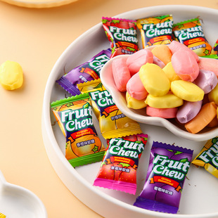Juice Fudge Mixed Flavor Fruit Flavor Assorted Candy Wedding Candy Wedding Year Goods Bulk Casual Snacks