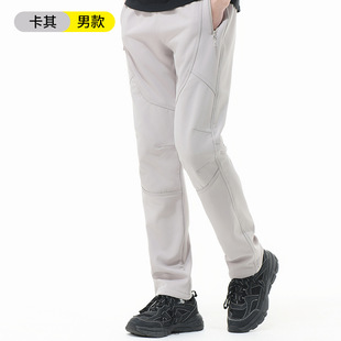 Mountain Style Charge Pants Autumn and Winter Graphene fleece-lined Soft Shell Pants Crock Pants Windproof Waterproof Outdoor Mountaineering Sports Pants
