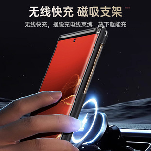 Применимо для Huawei matext чехол для телефона с тремя складными Huawei магнитный кронштейн с прозрачным покрытием все включено высокого класса для мужчин