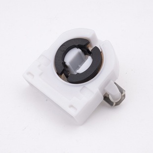 Wholesale T8 Lamp Holder with Shrapnel Certified Phosphor Copper Contact Flame Retardant PC Bracket Lamp Fluorescent Lamp Light Dropshipping